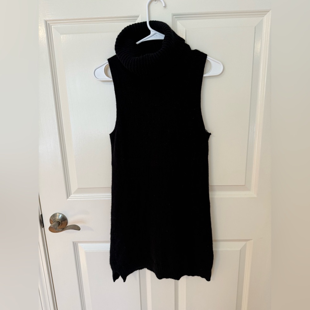 Cashmere Dress! Theory Black Cashmere Sweater Dress, Medium (fits like small)